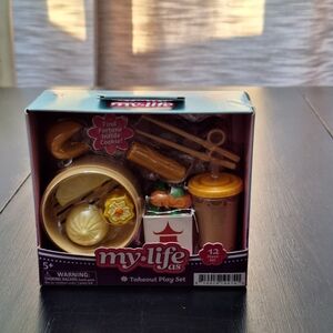 Takeout Play Set - Brown, Orange, White